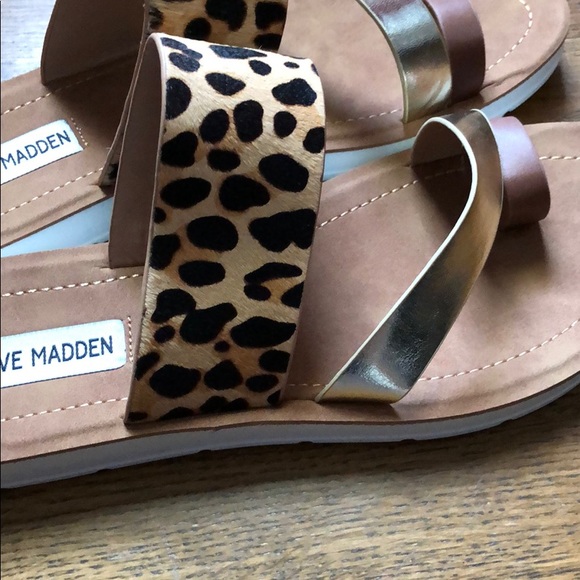 New Steve Madden Leopard print sandal - Picture 3 of 3